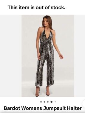 Bardot Sequin Jumpsuit
